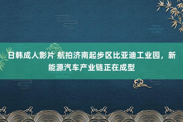 日韩成人影片 航拍济南起步区比亚迪工业园，新能源汽车产业链正在成型