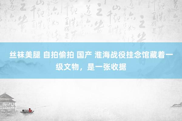 丝袜美腿 自拍偷拍 国产 淮海战役挂念馆藏着一级文物，是一张收据