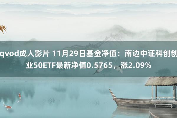 qvod成人影片 11月29日基金净值：南边中证科创创业50ETF最新净值0.5765，涨2.09%