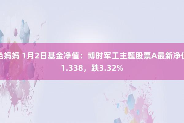 色妈妈 1月2日基金净值：博时军工主题股票A最新净值1.338，跌3.32%